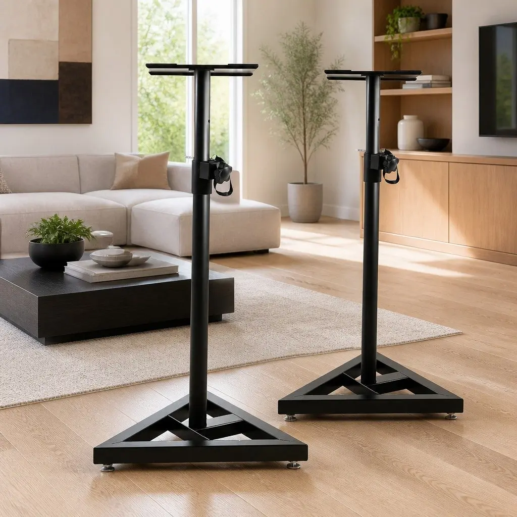Speaker Stand 67-120cm Adjustable for Home Audio
