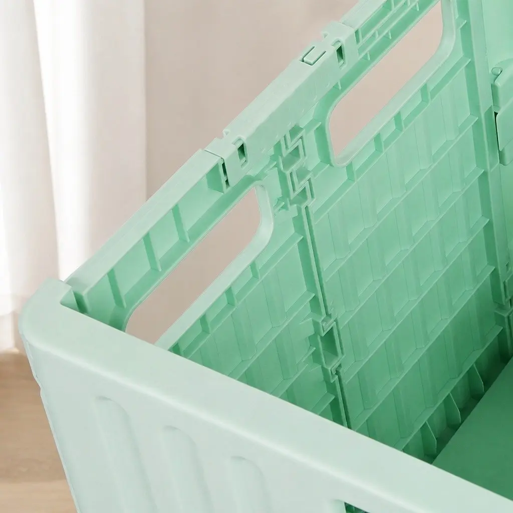 Collapsible Shopping Trolley Cart in Green