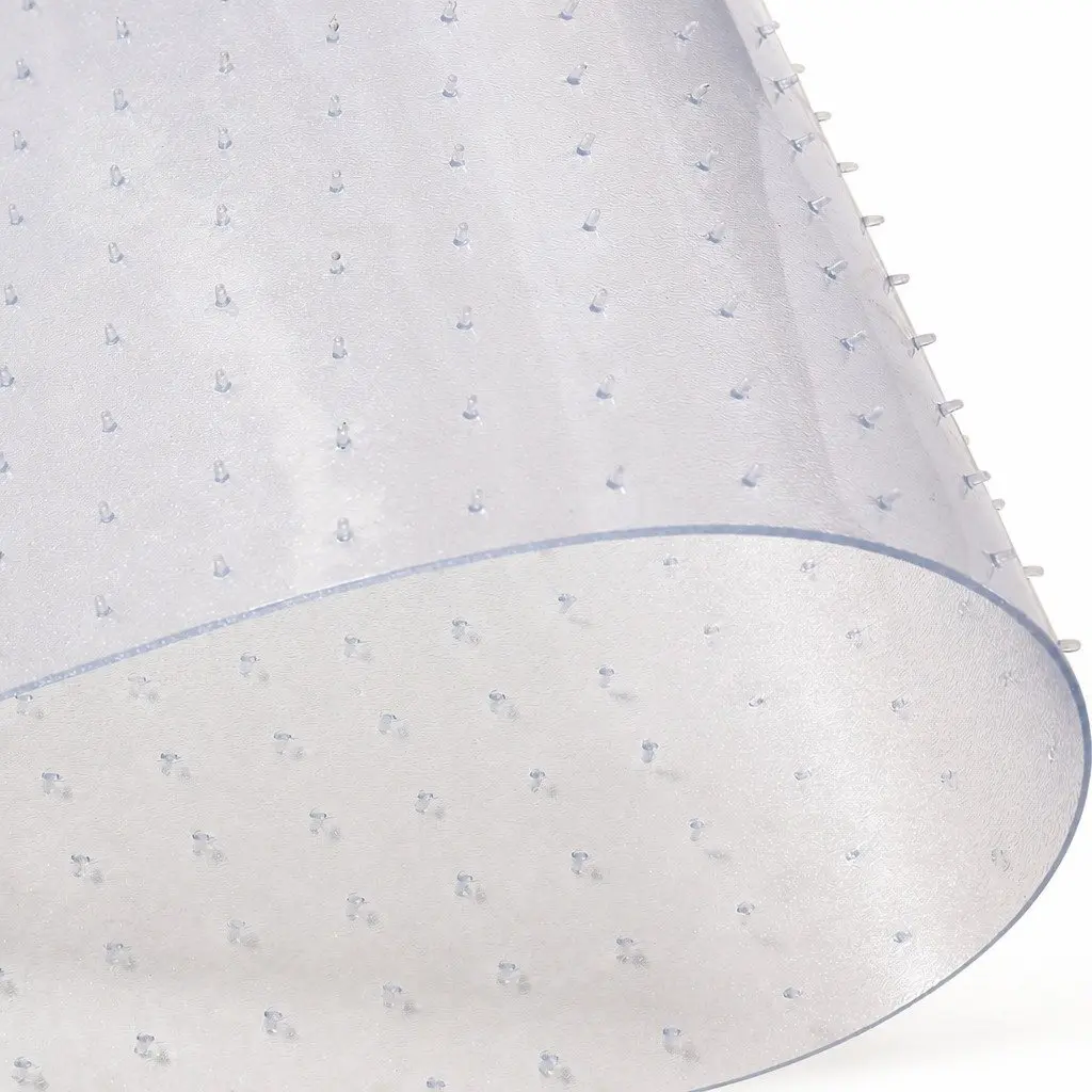 Chair Mat Carpet Floor Protection 135cm x 114cm Clear PVC Gripper Back
