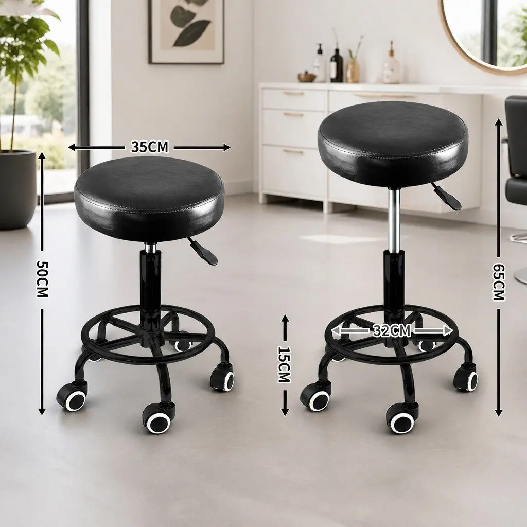 Salon Stools in Black
