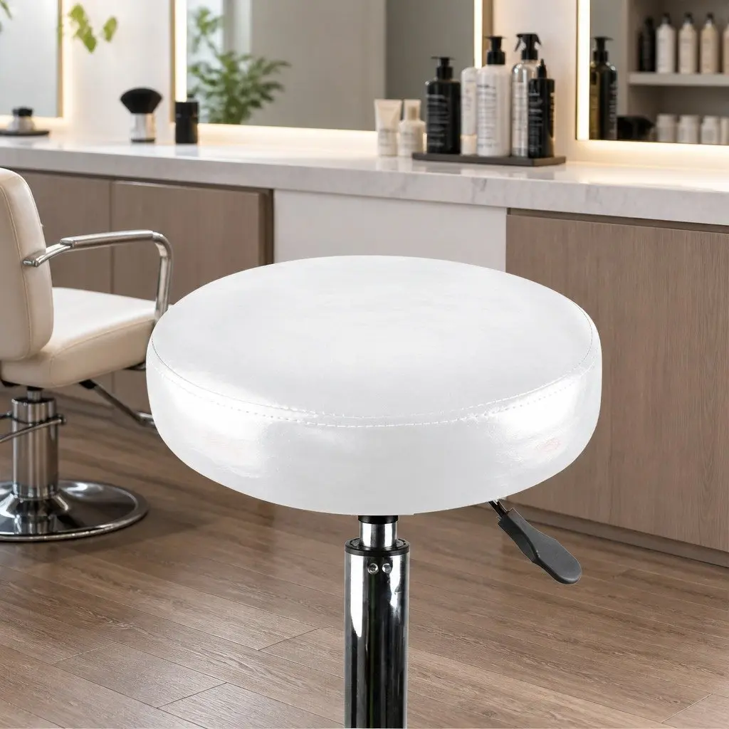 Salon Stool Swivel Hairdressing Chair Gas Lift Hydraulic 360 Rotating Casters