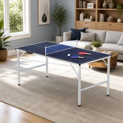 Reliable Foldable Table Tennis Table for Home Fun