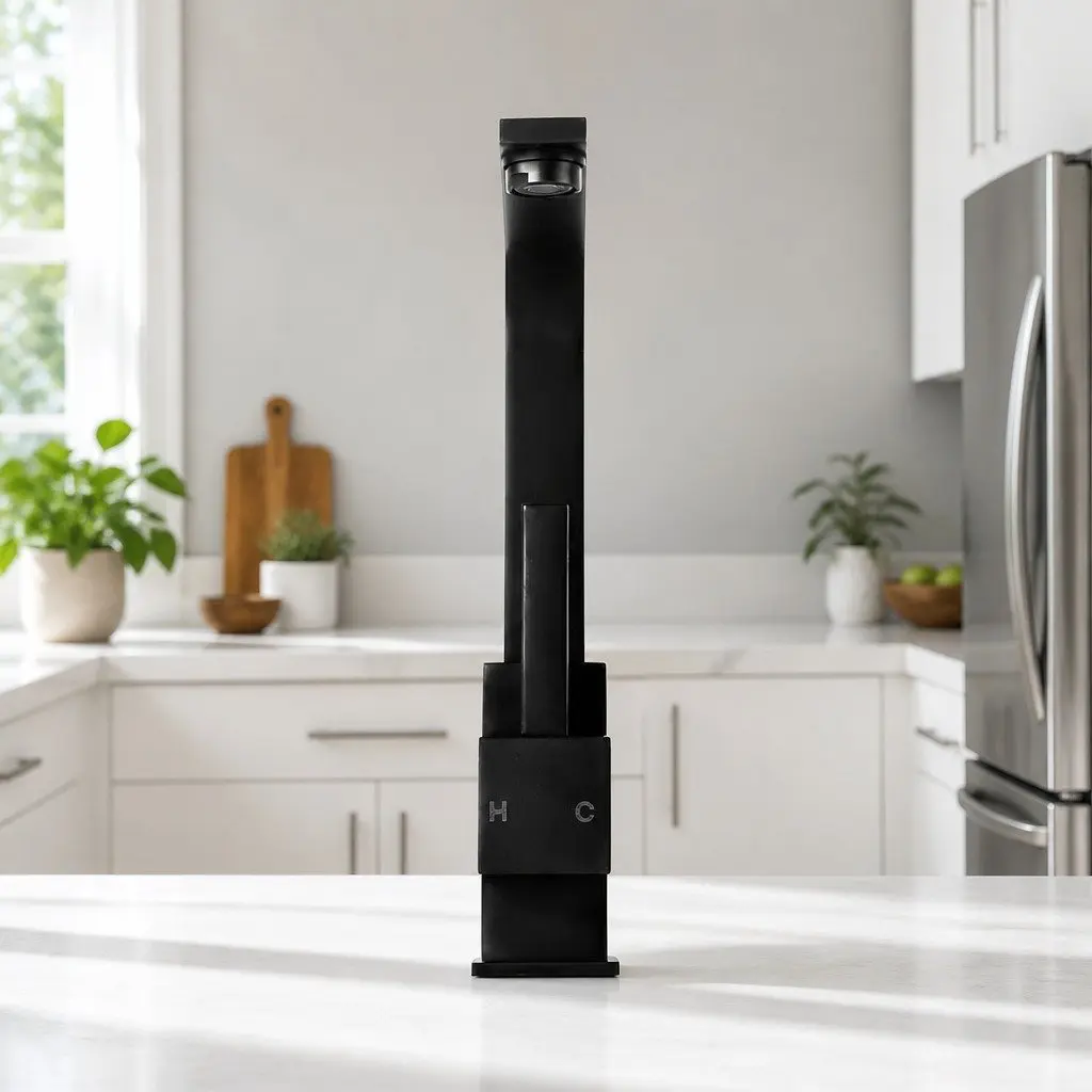 Kitchen Mixer Tap with Gooseneck Spout