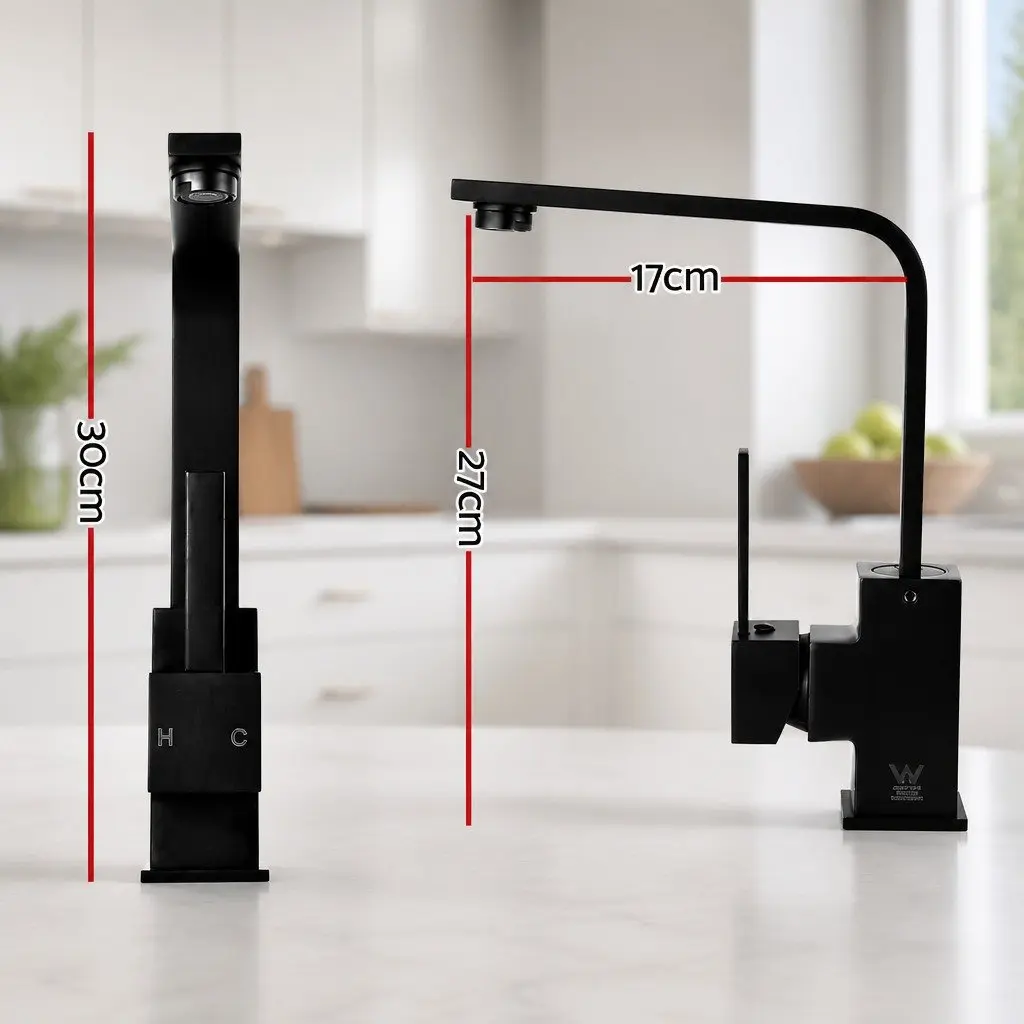 Kitchen Mixer Tap with Gooseneck Spout