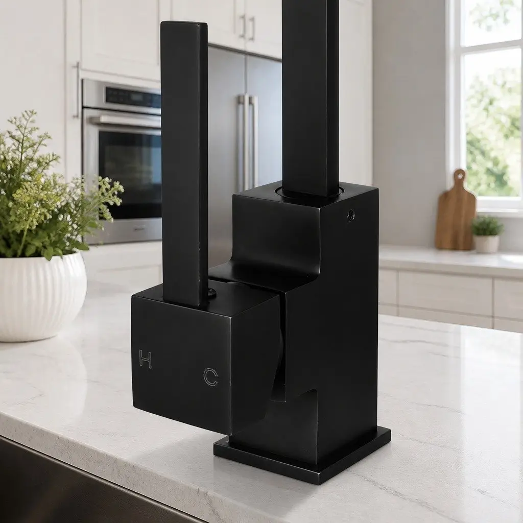 Kitchen Mixer Tap with Gooseneck Spout
