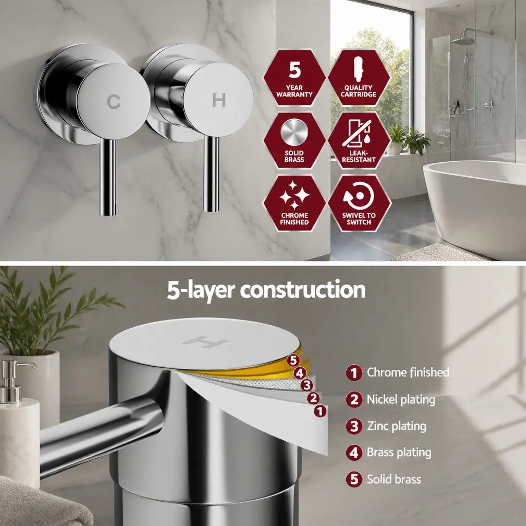 Chrome Basin Taps for Bathroom Efficiency