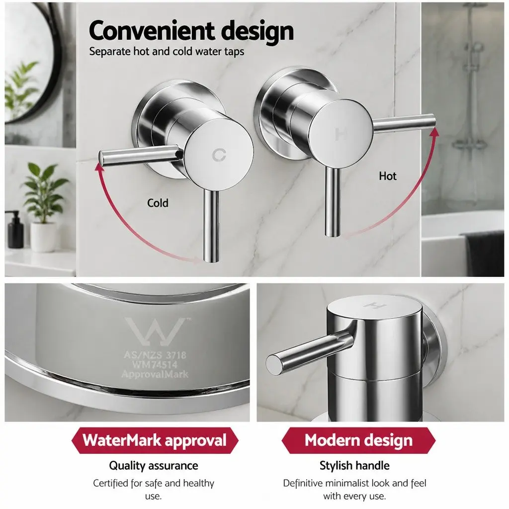 Chrome Basin Taps for Bathroom Efficiency