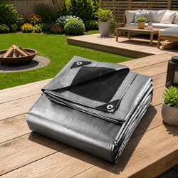 Reliable and Practical 9x12m Poly Tarp for Outdoor Needs