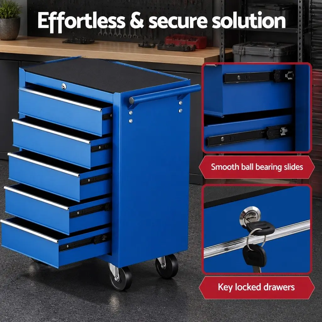 Tool Chest Trolley with 10 Drawers