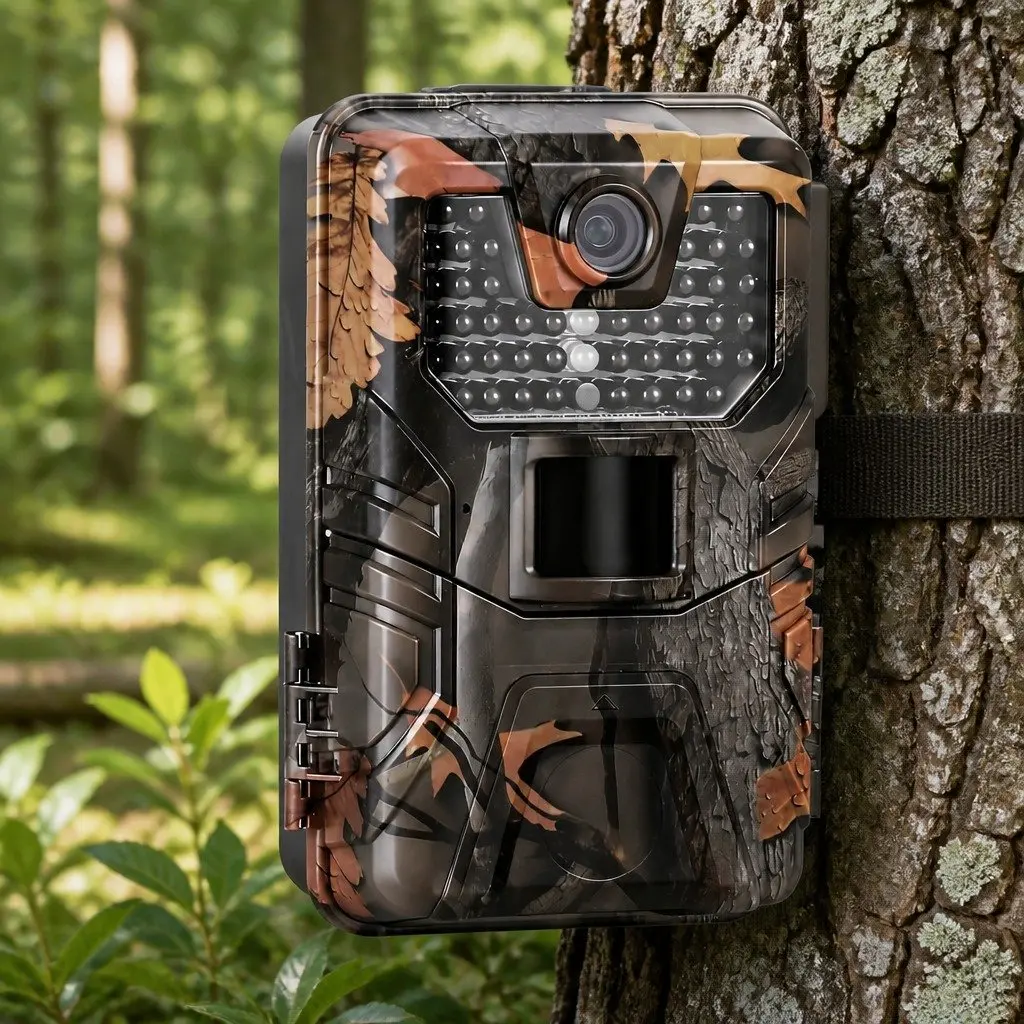 Trail Camera 4K Wildlife Surveillance 48MP Green Camo