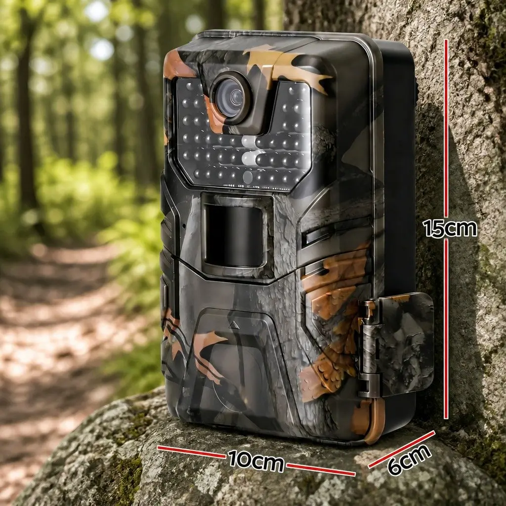 Trail Camera 4K Wildlife Surveillance 48MP Green Camo