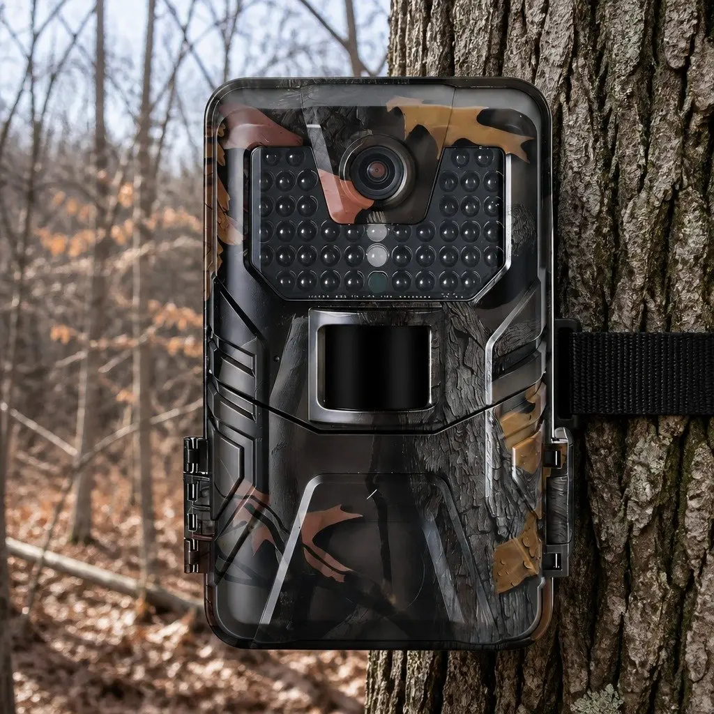 Trail Camera 4K Wildlife Surveillance 48MP Green Camo