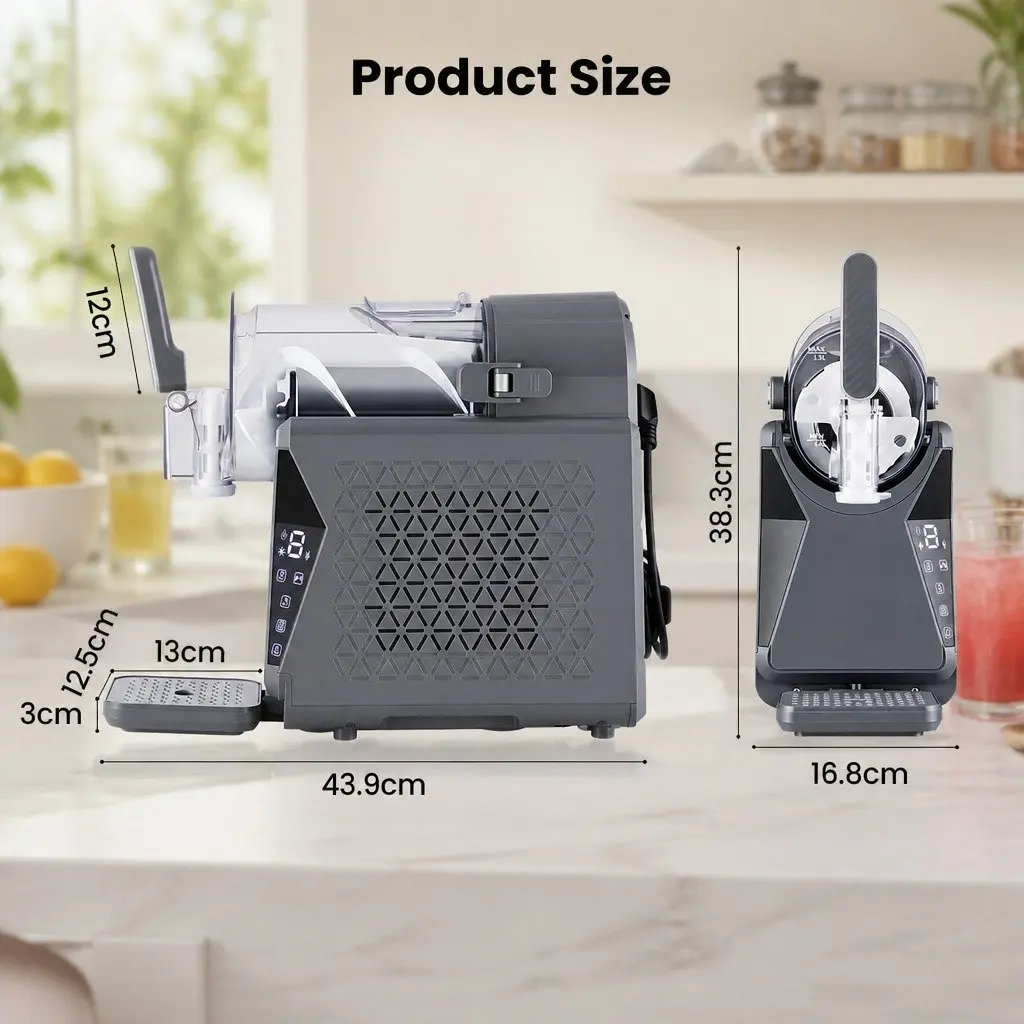 Slushie Machine Frozen Drink Maker 1.3L Grey