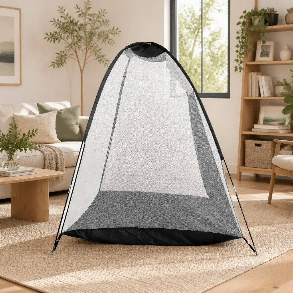 Golf Practice Net Portable Training Aid Driving Target Tent Indoor Outdoor