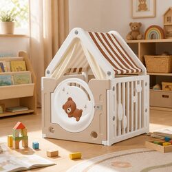 Warm and Safe Kids Play Tent Castle with Mat