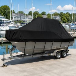 Boat Cover for 19-21ft Trailerable Vessels Marine Grade Heavy Duty UV Resistant