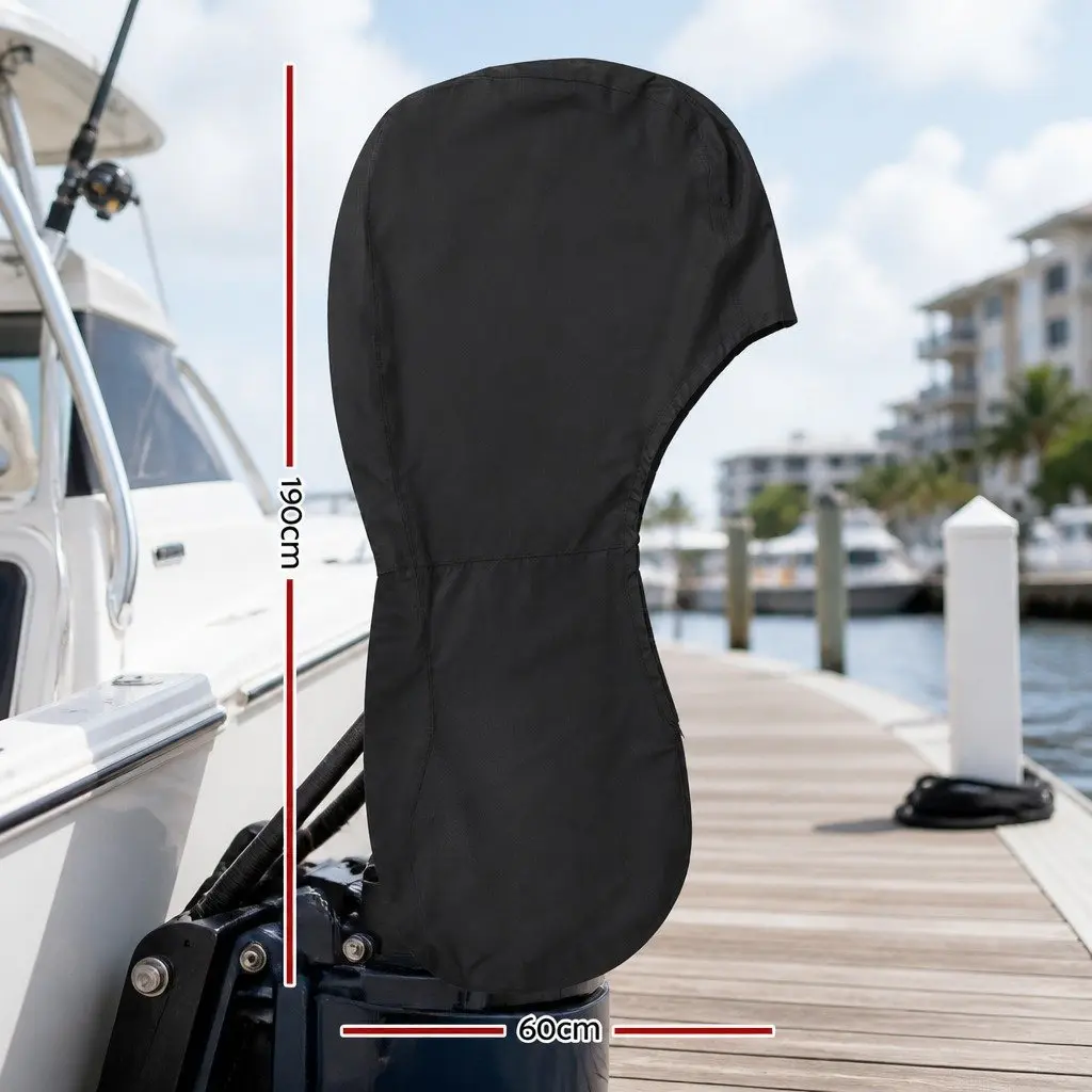 Outboard Motor Cover Full Protection 100HP 150HP Black