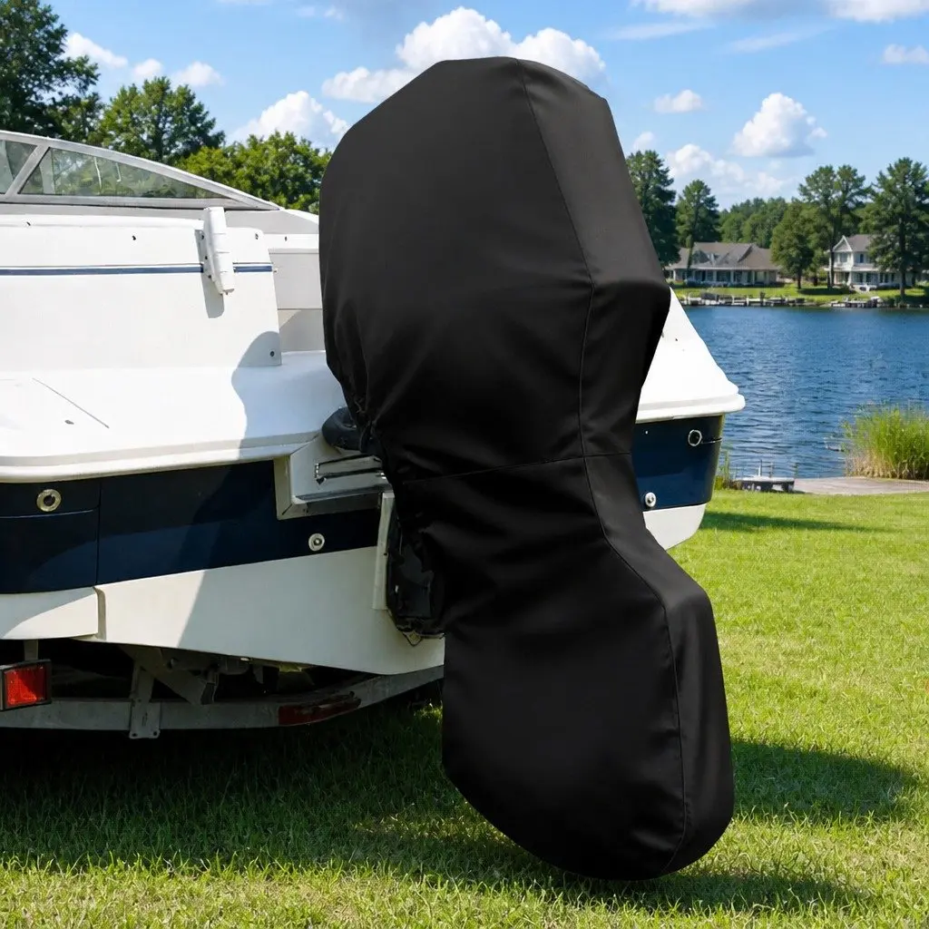 Outboard Motor Cover Full Protection 100HP 150HP Black
