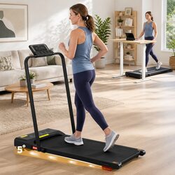 Affordable Foldable Walking Pad Treadmill 380mm Black