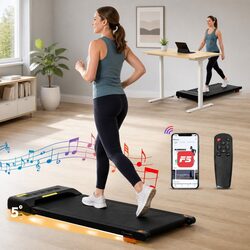 Electric Walking Pad Treadmill Incline Under Desk Home Office Compact 380mm