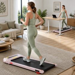 Reliable Electric Walking Pad Treadmill in Pink