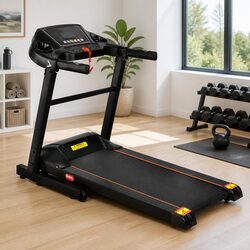 Reliable Foldable Electric Treadmill for Home Fitness