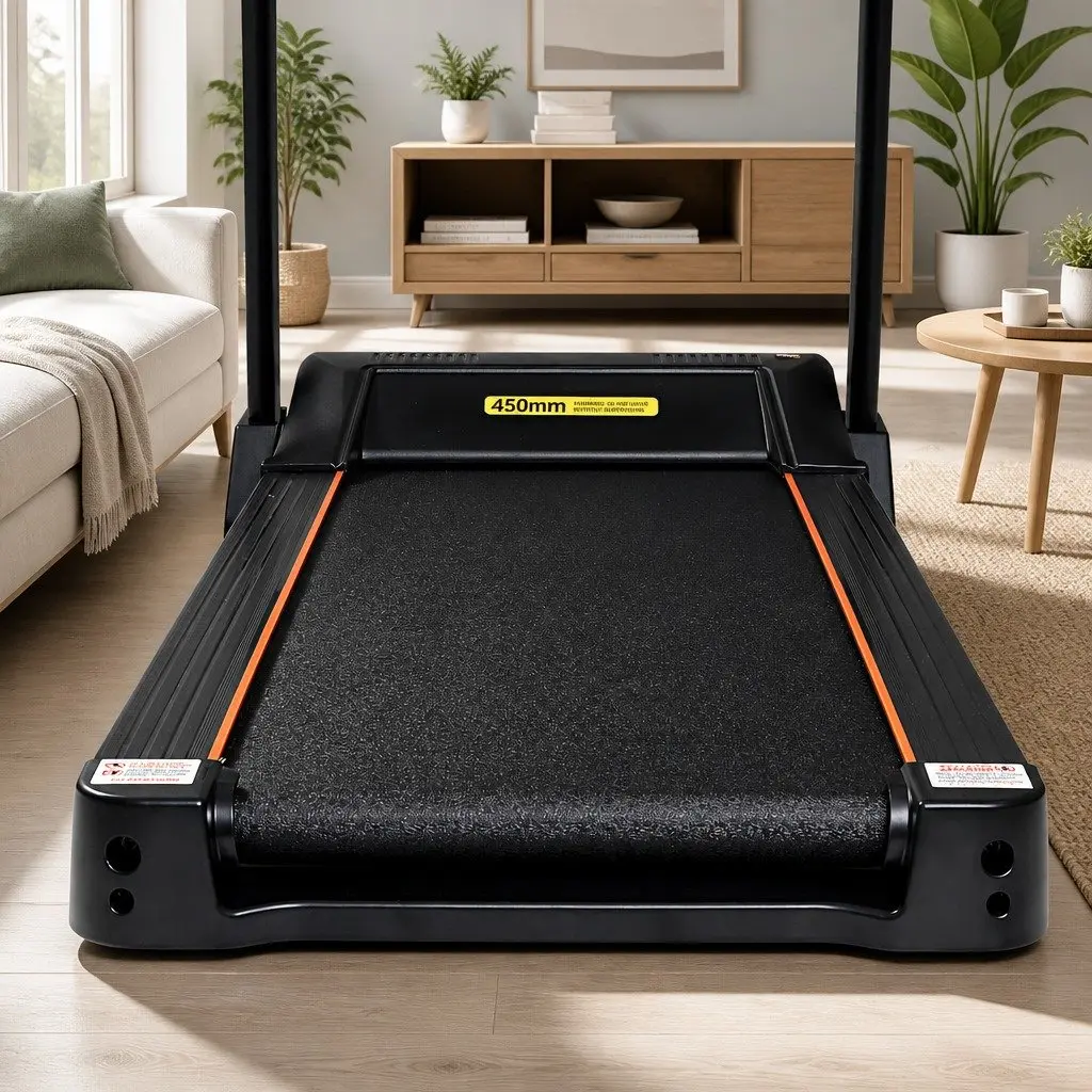 Electric Treadmill Home Gym Fitness Exercise Machine 450mm Running Belt Black