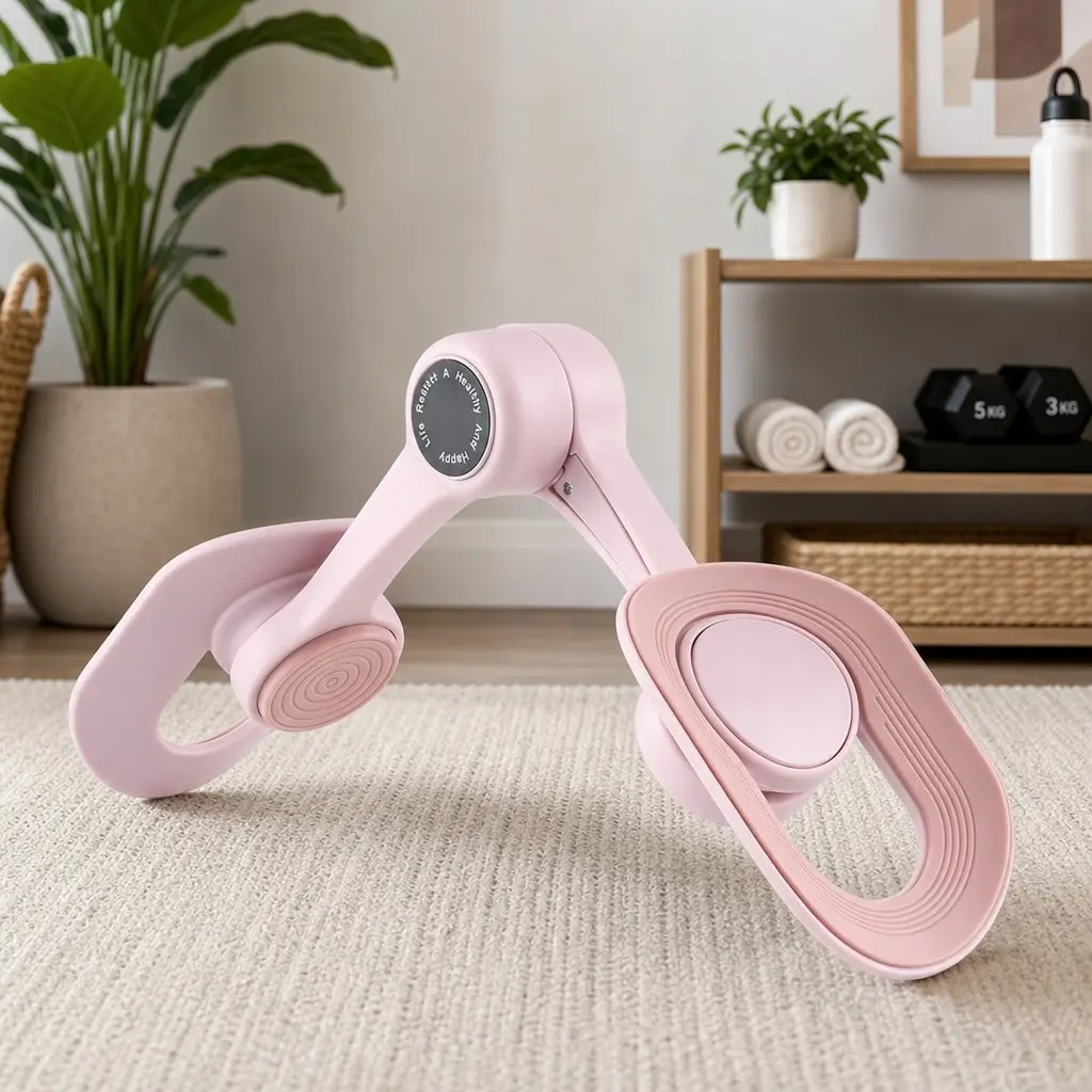360° Rotating Thigh Master Leg Toner Pelvic Floor Muscle Exercise Trainer Pink