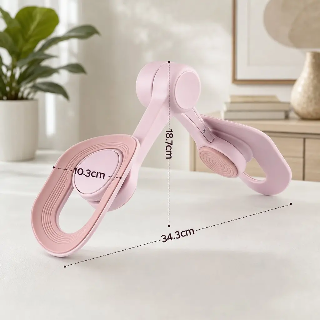 360° Rotating Thigh Master Leg Toner Pelvic Floor Muscle Exercise Trainer Pink