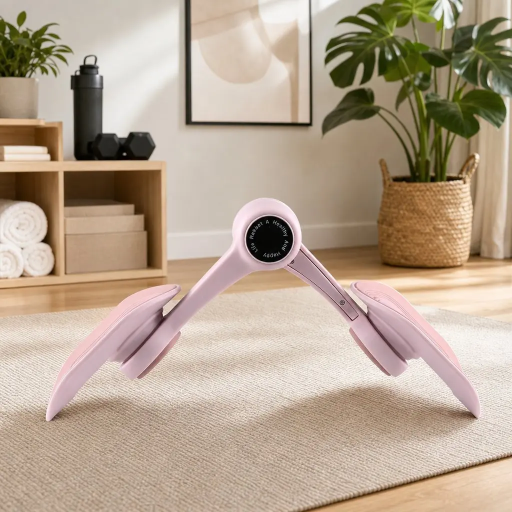 360° Rotating Thigh Master Leg Toner Pelvic Floor Muscle Exercise Trainer Pink