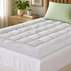 Comfortable and Practical 11cm Thick Pillowtop Mattress Topper