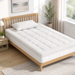 Value and Comfort: 7.5cm Thick Pillowtop Mattress Topper