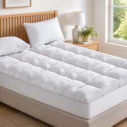 Warm and Comfortable 5cm Bamboo Mattress Topper