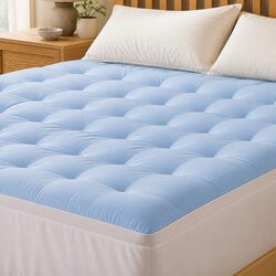 Comfort-Driven King Mattress Topper with Pillowtop