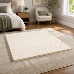 Value-Driven 5cm Latex Mattress Topper with Removable Cover