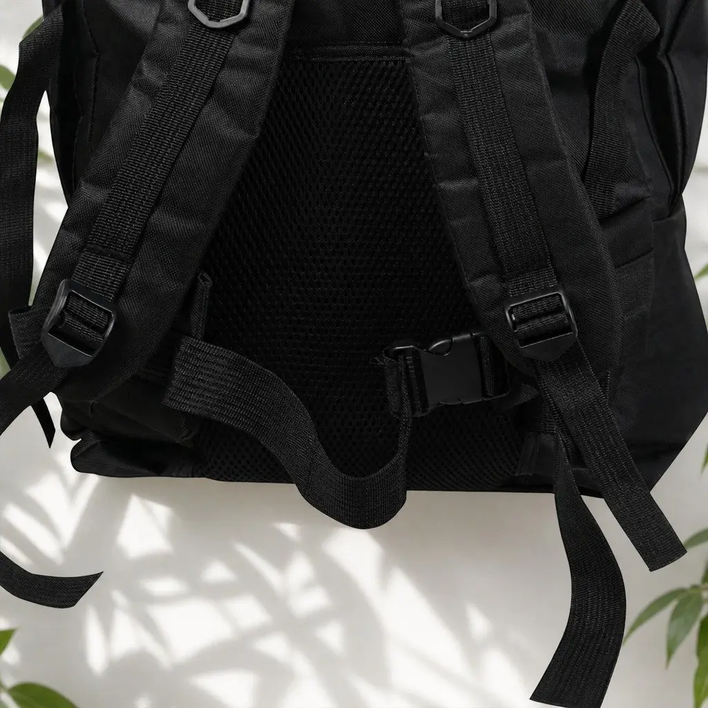 80L Military Backpack Tactical Hiking Camping Travel Rucksack Black