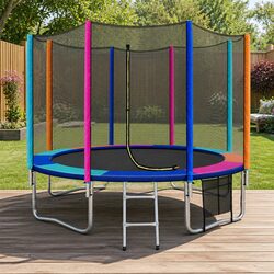 Safe and Fun 12FT Kids Trampoline for Outdoor Play