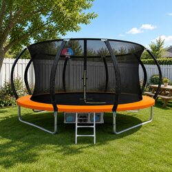 Reliable 14ft Trampoline with Safety Features