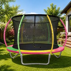 Practical 8FT Kids Trampoline: Safety and Quality Combined