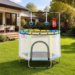 Safe and Valuable Kids Trampoline at 55 Inches