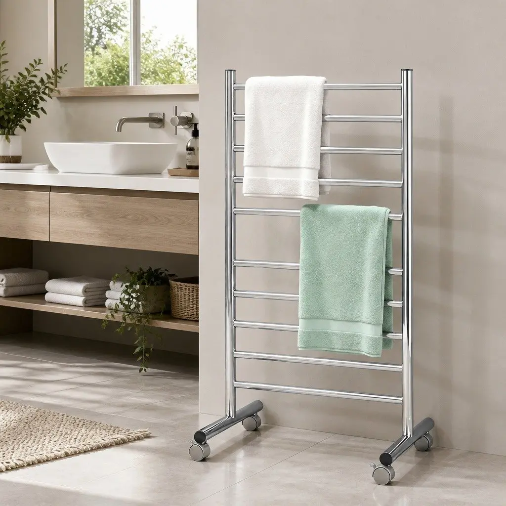 Heated Towel Rail with 10 Spacious Rods