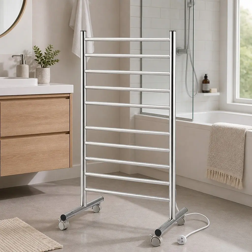 Heated Towel Rail with 10 Spacious Rods