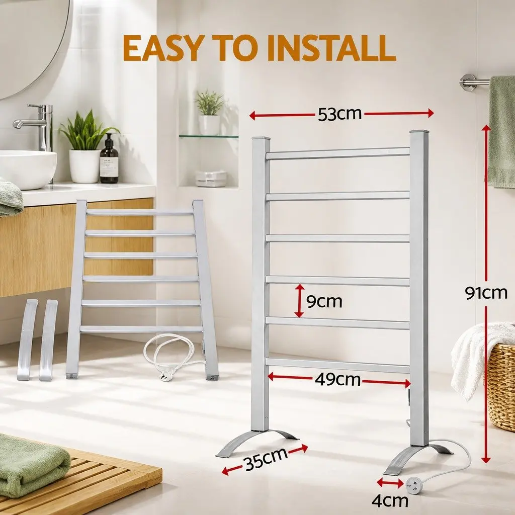 Electric Heated Towel Rail for Comfort