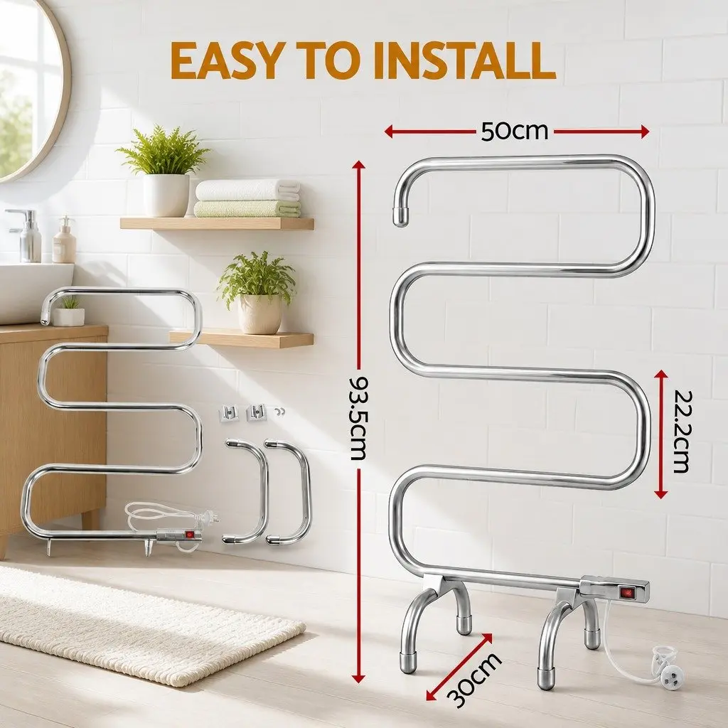5-Bar Heated Towel Rail