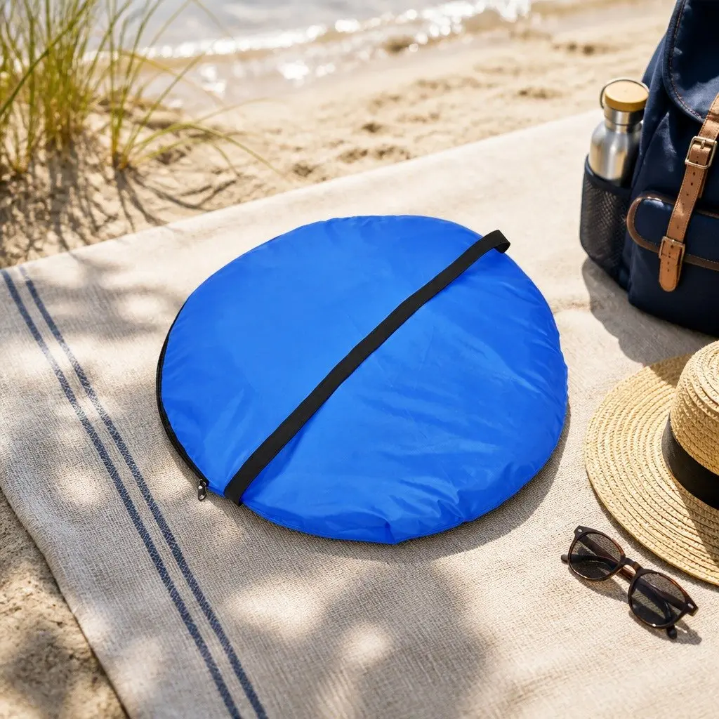 Pop Up Tent Beach Camping Instant Setup Family Outdoor Shelter 220cm L x 90cm W x 102cm H Blue