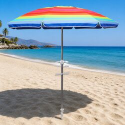 Reliable Beach Umbrella with Portable Design