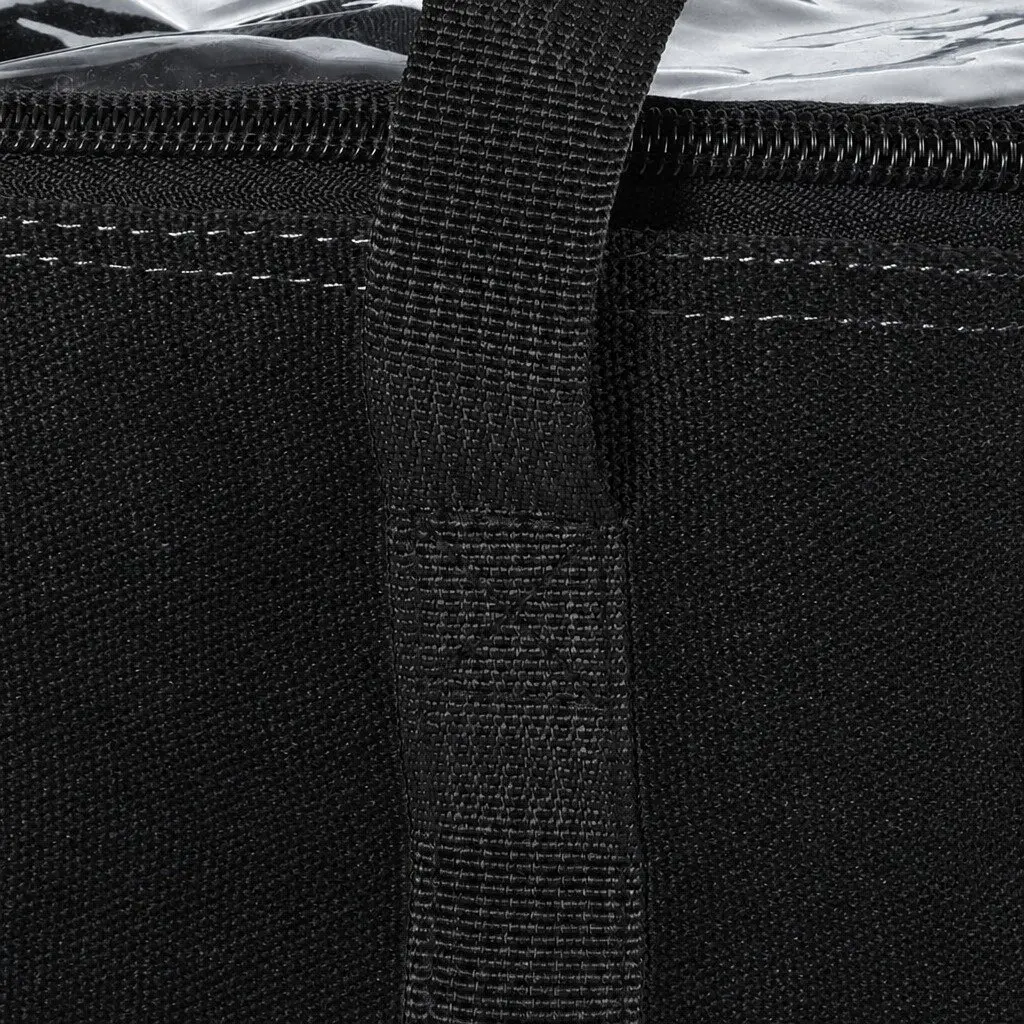 Canvas Storage Bag Heavy Duty Camping Duffle 405mm x 250mm x 150mm Black 3 Piece