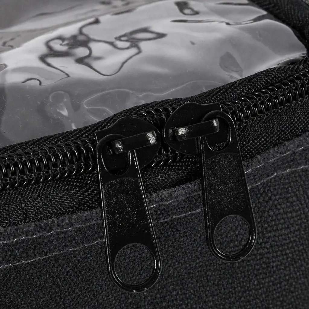 Canvas Storage Bag Heavy Duty Camping Duffle 405mm x 250mm x 150mm Black 3 Piece