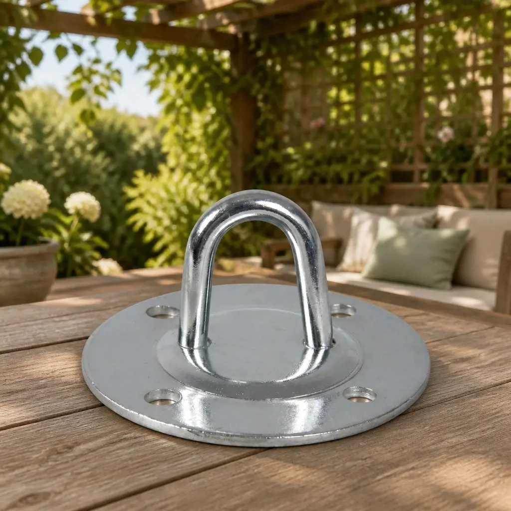 Hammock Chair Hanging Swing Seat Indoor Outdoor Relaxation 100cm x 120cm Grey with 2 Cushions