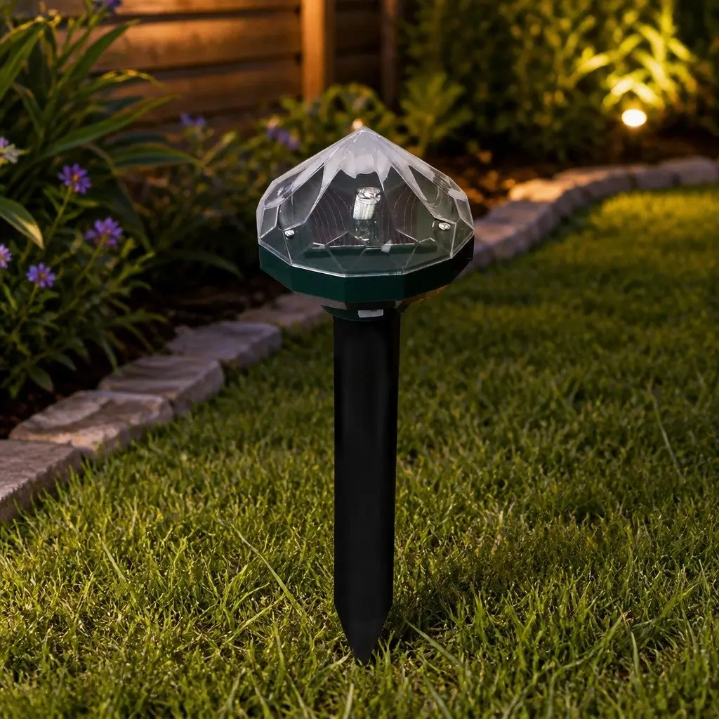 Solar Powered Snake Repeller Pest Control 8 Piece Green